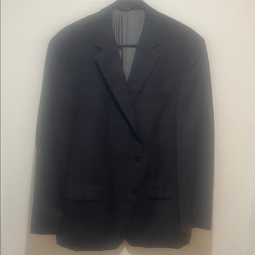 Michaels Charcoal Blue Square Pattern dress up jeans or slacks